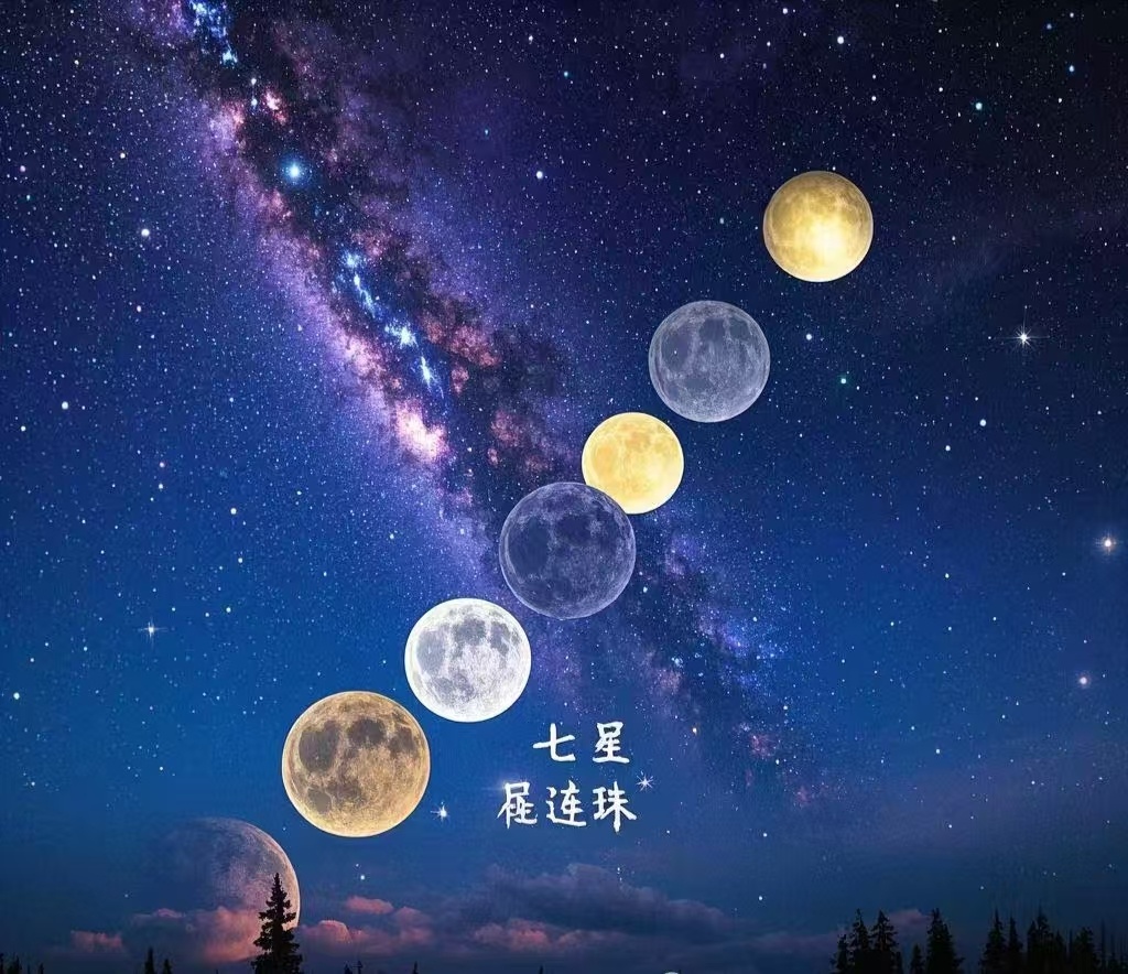 震撼！七星连珠惊现夜空，天象预示什么？专家紧急发声！